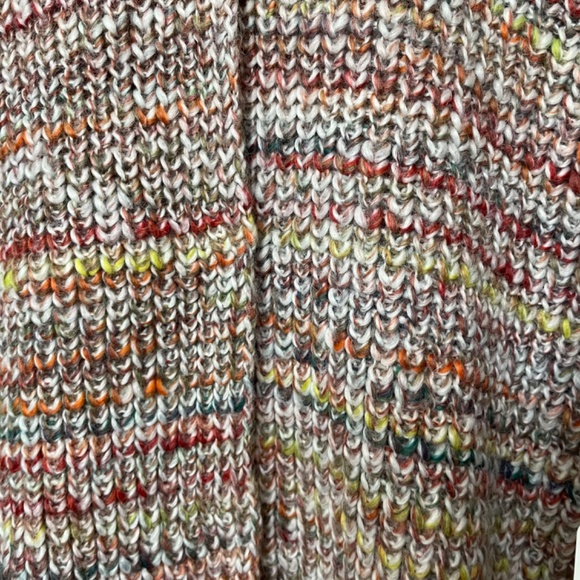 Free People Walk on By Rainbow Speckle Cardigan Sweater NWT Size Large - Picture 10 of 15